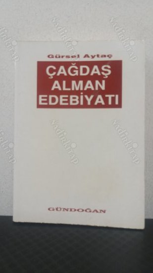 ÇAĞDAŞ ALMAN EDEBİYATI kapağı