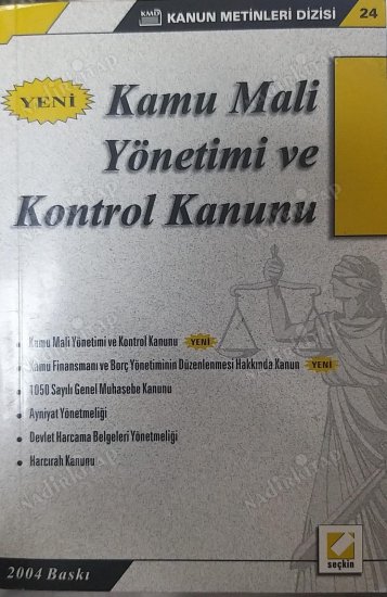 Kamu Mali Yönetim ve Kontrol Kanunu kapağı