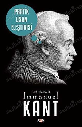 Pratik Usun Eleştirisi Immanuel Kant kapağı