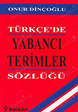 TÜRKÇE'DE YABANCI TERİMLER SÖZLÜĞÜ kapağı