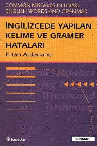 İngilizcede Yapılan Kelime ve Gramer Hataları - Ertan Ardanancı kapağı
