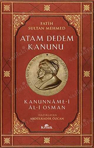Atam Dedem Kanunu: Kanunname-i Al-i Osman kapağı