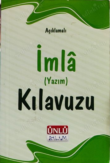 AÇIKLAMALI İMLÂ YAZIM KILAVUZU (M.E.B. TAVSİYELİ) - CEP BOY kapağı