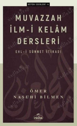 Muvazzah İlmi Kelam Dersleri Ehli Sünnet İtikadı kapağı