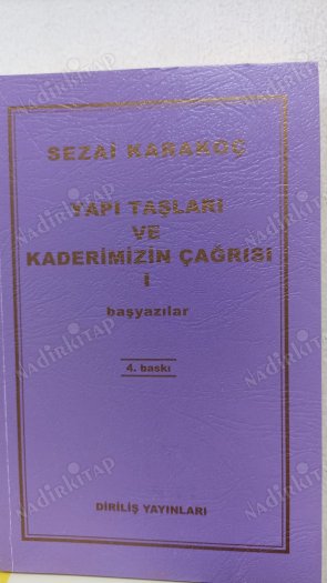 Yapı Taşları Ve Kaderimizin Çağrısı 1 kapağı