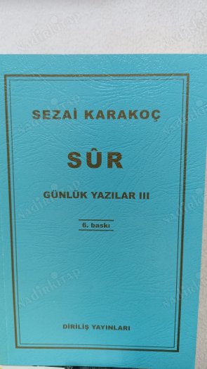 Günlük Yazılar 3 (Sur) kapağı