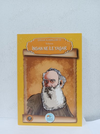 İNSAN NE İLE YAŞAR - çocuk klasikleri kapağı