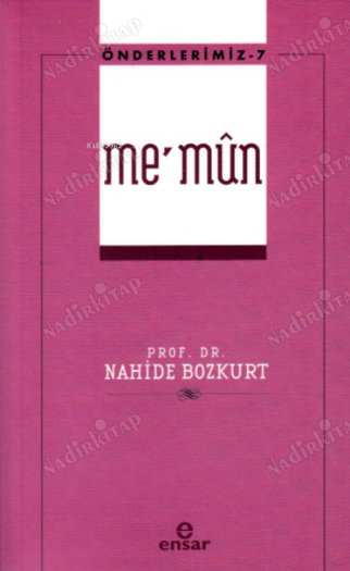 Önderlerimiz-7 Me'mun kapağı