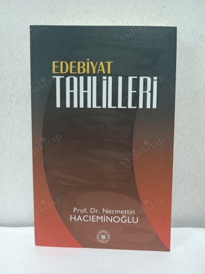 EDEBİYAT TAHLİLLERİ kapağı
