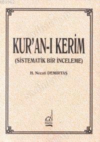 KUR'AN-I KERİM (SİSTEMATİK BİR İNCELEME) kapağı