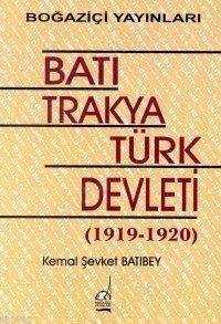 Batı Trakya Türk Devleti (1919-1920) kapağı