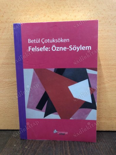 Felsefe: Özne-Söylem kapağı