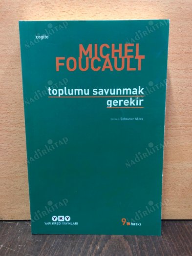 Toplumu Savunmak Gerekir kapağı