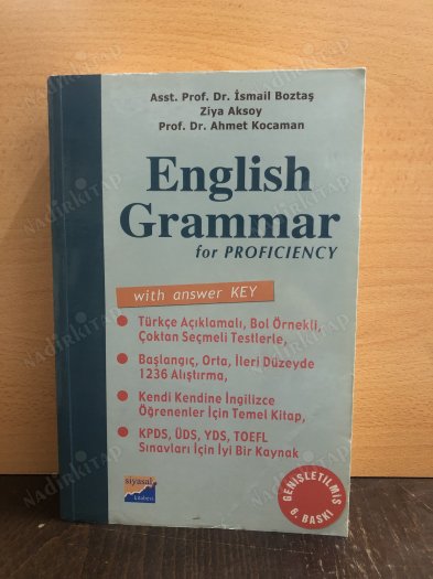 English Grammar for Proficiency With Answer Key / Answer Key kapağı