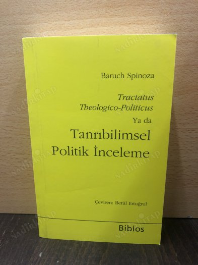 Tanrıbilimsel Politik İnceleme - Cep Boy kapağı