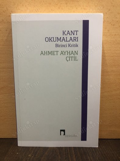 Kant Okumaları - Birinci Kritik kapağı