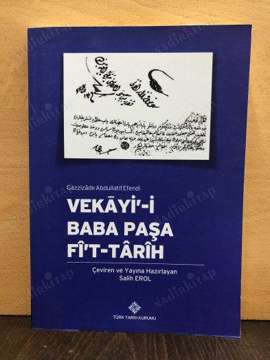 Vekayi-i Baba Paşa Fi't-Tarih kapağı