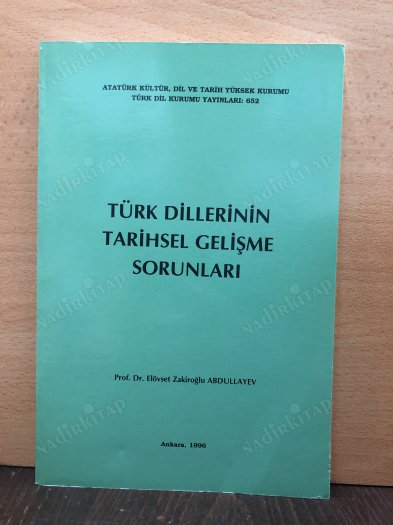 Türk Dillerinin Tarihsel Gelişme Sorunları Azerbaycan Bilgininin Görüşleri kapağı