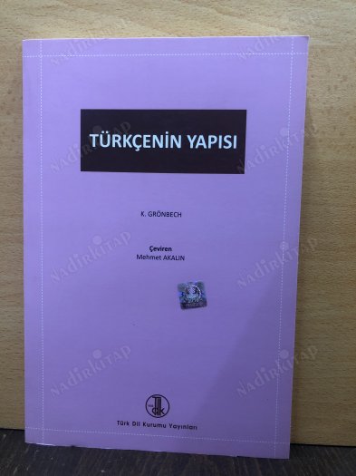 TÜRKÇENİN YAPISI kapağı