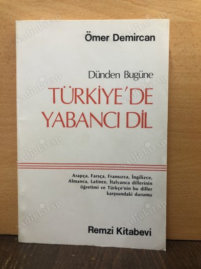 Dünden Bugüne Türkiye'de Yabancı Dil kapağı