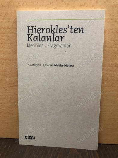 Hierokles'ten Kalanlar (Metinler - Fragmanlar) kapağı