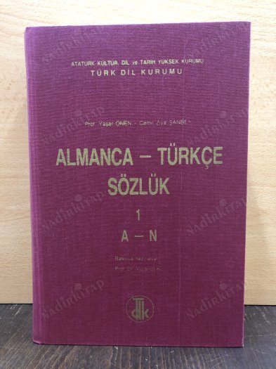 Almanca Türkçe Sözlük 2 cilt takım kapağı