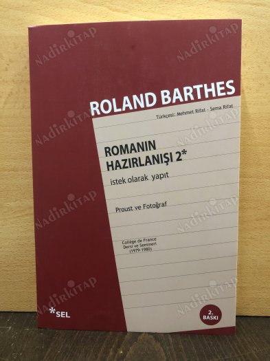 Romanın Hazırlanışı 2 - İstek Olarak Yapıt [College De France Dersleri ve Seminerleri] kapağı
