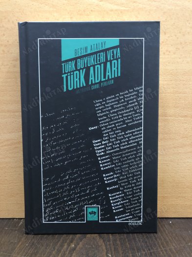 Türk Büyükleri Veya Türk Adları (ciltli) kapağı