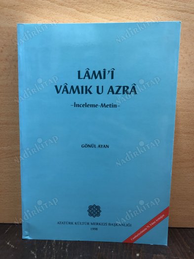 LAMİ'İ VAMIK u AZRA kapağı