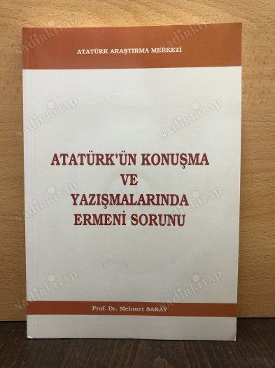 ATATÜRK'ÜN KONUŞMA VE YAZIŞMALARINDA ERMENİ SORUNU-CD'Lİ kapağı
