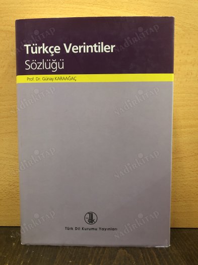 TÜRKÇE VERİNTİLER SÖZLÜĞÜ - (Ciltli, şömizli) kapağı