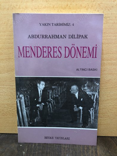 MENDERES DÖNEMİ kapağı