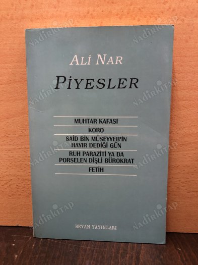 PİYESLER kapağı