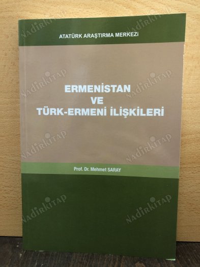 ERMENİSTAN VE TÜRK-ERMENİ İLİŞKİLERİ- ( KİTABIN CD'si MEVCUTTUR) kapağı