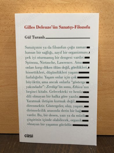 Gilles Deleuze'ün Sanatçı-Filozofu kapağı