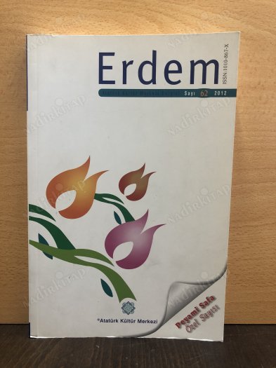 ERDEM / Atatürk Kültür Merkezi Dergisi - Sayı : 62 , Yıl : 2012 (Peyami Safa Özel Sayısı) kapağı