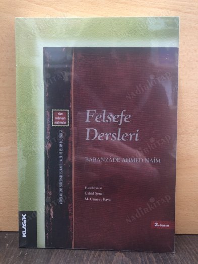 Felsefe Dersleri kapağı