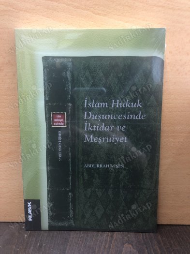 İslam Hukuk Düşüncesinde İktidar ve Meşruiyet kapağı
