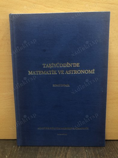 TAKİYÜDDİN'DE MATEMATİK VE ASTRONOMİ kapağı
