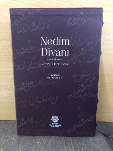 NEDİM DİVANI (METİN VE TIPKIBASIM) - Özel Kutusunda kapağı