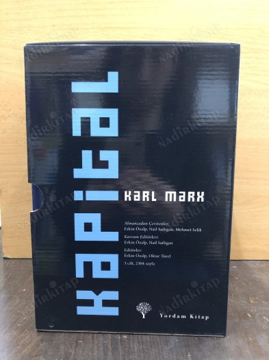 Kapital Set 3 Cilt (Ciltli) kapağı
