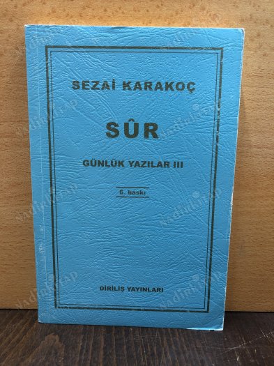 Sur - Günlük Yazılar 3 kapağı