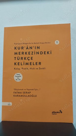 Kur'an'ın Merkezindeki Türkçe Kelimeler 1 kapağı