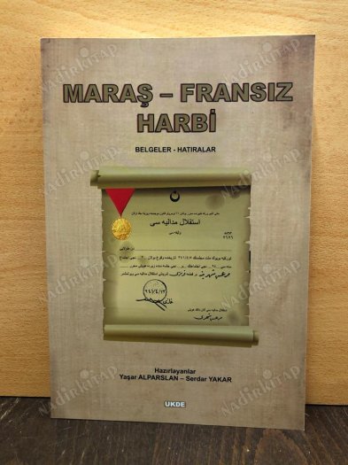 MARAŞ FRANSIZ HARBİ BELGELER HATIRALAR kapağı