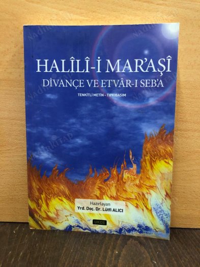 Halili-i Mar'aşi Divançe ve Etvar-ı Seb'a (Tenkitli Metin-Tıpkıbasım) kapağı
