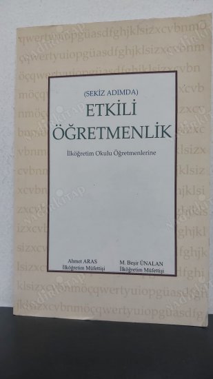 ( Sekiz Adımda ) ETKİLİ ÖĞRETMENLİK İlköğretim Okulu Öğretmenlerine kapağı
