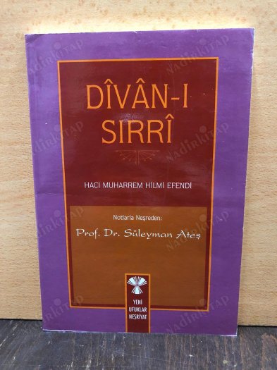 Divan-ı Sırri kapağı