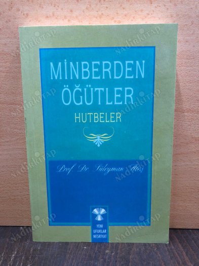 Minberden Öğütler kapağı