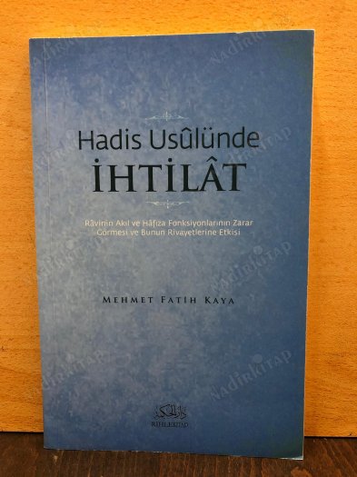 Hadis Usulünde İhtilat kapağı