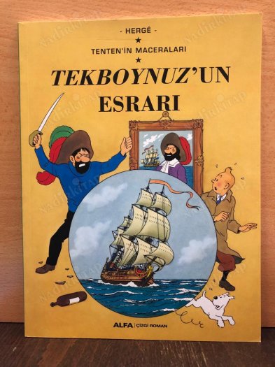 Tekboynuz'un Esrarı - Tenten'in Maceraları kapağı